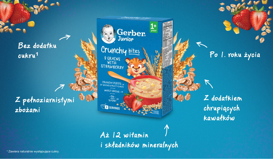 Junior Crunchy Bites truskawka