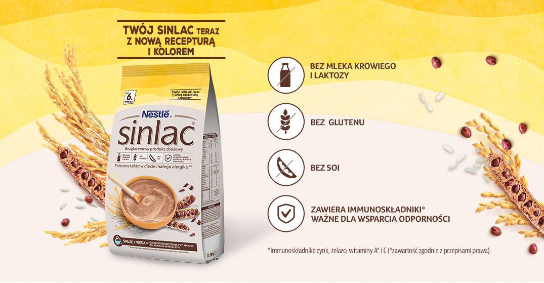 Nestle Sinlac - benefity