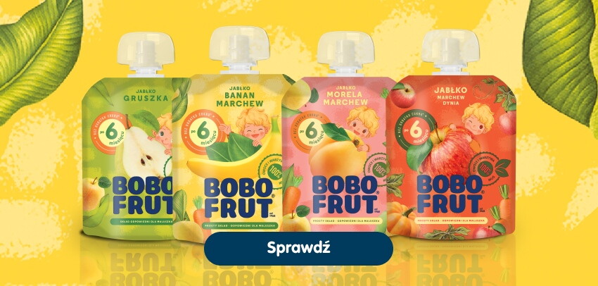 Poznaj wszystkie smaki deserków BOBO FRUT w tubkach