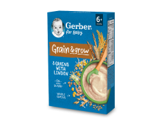 Kaszka Gerber Grain & grow 8 zbóż z lipą 